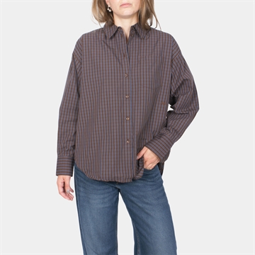 JJXX Jamie Relaxed Poplin Shirt Carafe Wild Wind / Night Sky